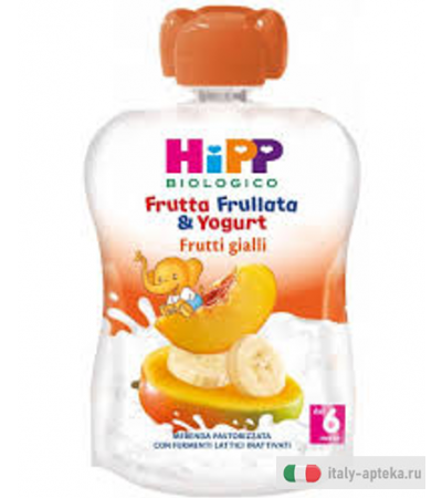 Hipp Frutta Frullata yogurt e frutti gialli 90g