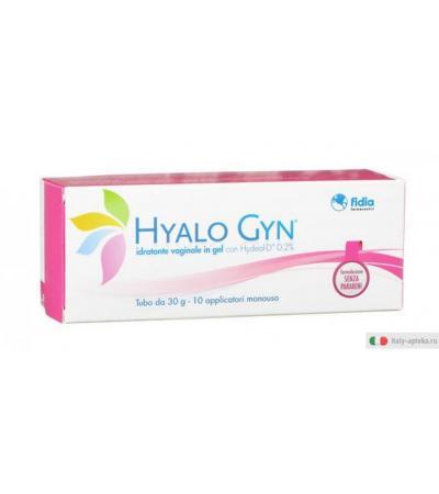 HYALO GYN Idratante vaginale in gel 0,2% 30 g 10 applicatori monouso