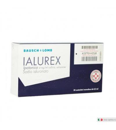 Ialurex Ipotonico 4 mg/ml Collirio soluzione sodio ialuronato 30 contenitori monodose