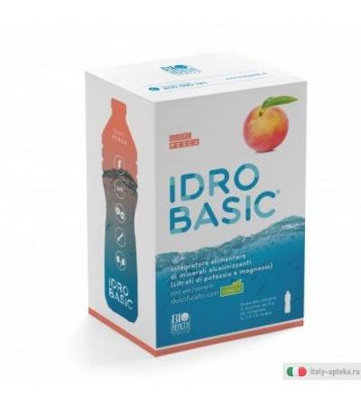 Idrobasic Gusto Pesca Integratore Alimentare di Minerali Alcalinizzanti 15 bustine