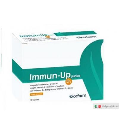 Immun-Up Junior benessere delle vie respiratorie gusto Arancia 10 bustine