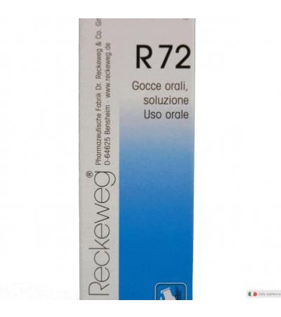 Imo Reckeweg R72 medicinale omeopatico gocce 22ml