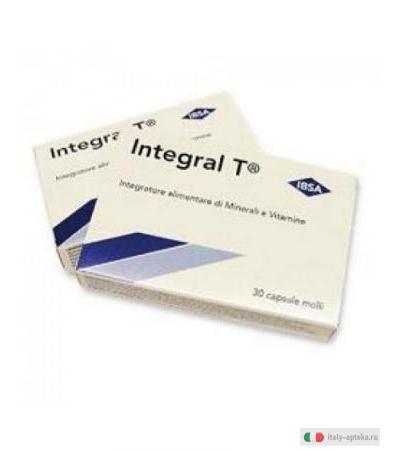 Integral T integratore di vitamine e minerali 30 capsule molli