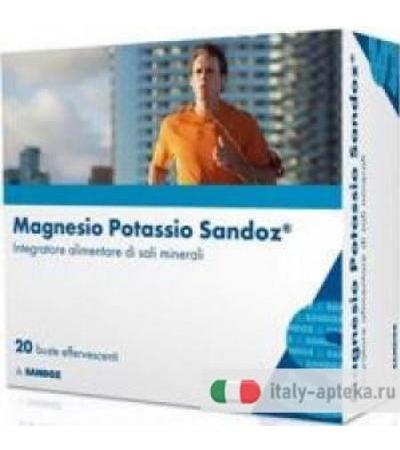 Integratore di Magnesio e Potassio Sandoz 20 bustine