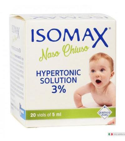 Isomax Naso Chiuso soluzione ipertonica 3% 20 flaconcini