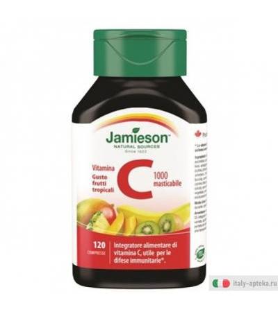 Jamieson Natural Sources Vitamina C Frutti Tropicali 120 Compresse