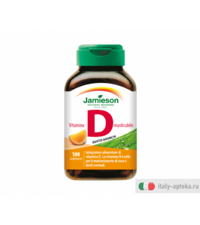 Jamieson Vitamina D masticabile 100 compresse