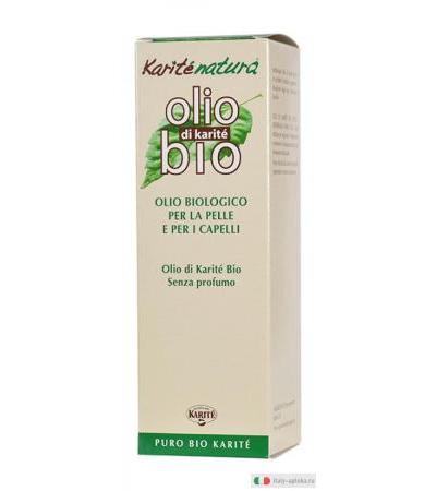Karité Natura Olio di Karité Biologico per la Pelle e per i Capelli 100ml