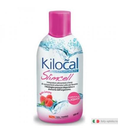 Kilocal Depurdren Slimcell drenante depurativo formula light 500ml gusto lampone