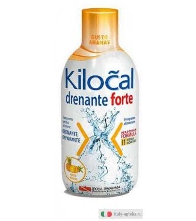 Kilocal Drenante Forte gusto Ananas 500 ml