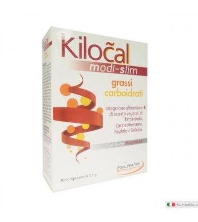 Kilocal Modi-Slim Grassi e Carboidrati integratore alimentare utile per il controllo del peso corporeo 30 compresse