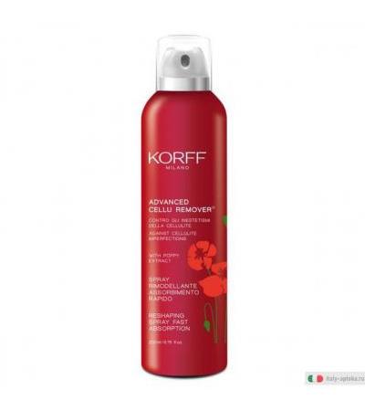 Korff Advanced Cellu Remover Spray contro gli inestetismi della cellulite 250ml