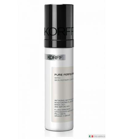 Korff Pure Percezione Fluido Idratante Opacizzante Anti-età SPF10 50ml