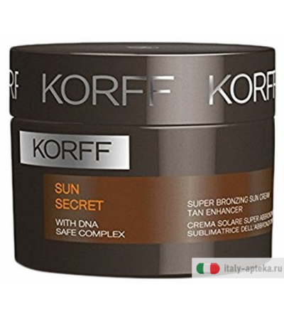 Korff Sun Secret Crema Super Abbronzante per viso e corpo 150ml