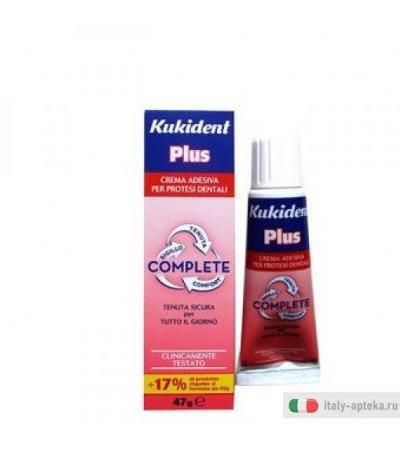 Kukident Plus Complete Crema adesiva 47g