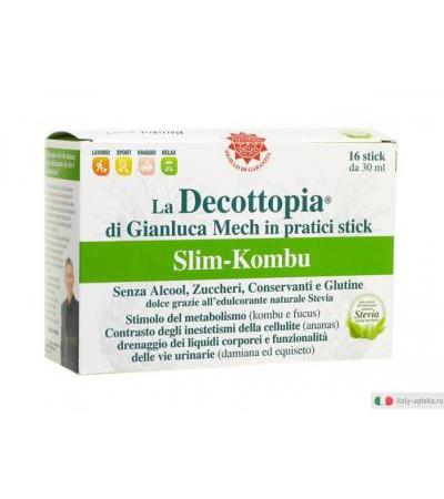 La Decottopia Slim-Kombu con Stevia 16 stick da 30 ml
