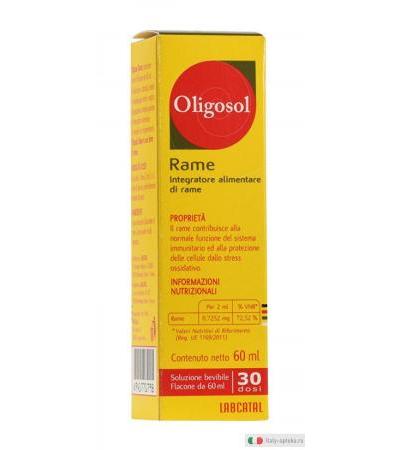 Labcatal Oligosol Rame integratore alimentare di rame 60ml