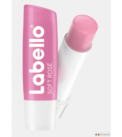 Labello Soft Rosé delicato colore rosato stick labbra