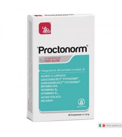 Laborest Proctonorm integratore alimentare antiossidante e per il microcircolo 20 compresse