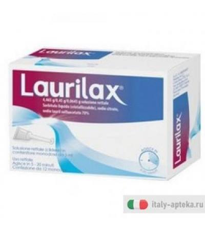 Laurilax soluzione rettale 12 monodosi