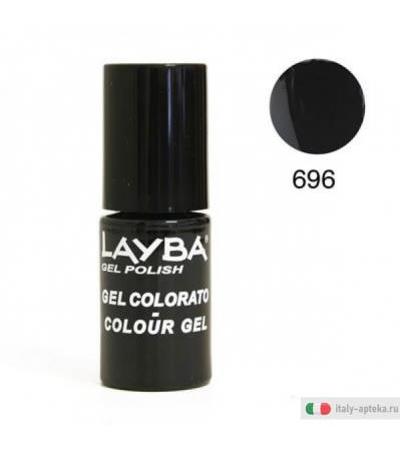 Layla Smalto Gel semi-permanente n.696 Pure Black