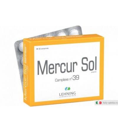 Lehning Mercurius Sol Complex Medicinale Omeopatico 80 compresse