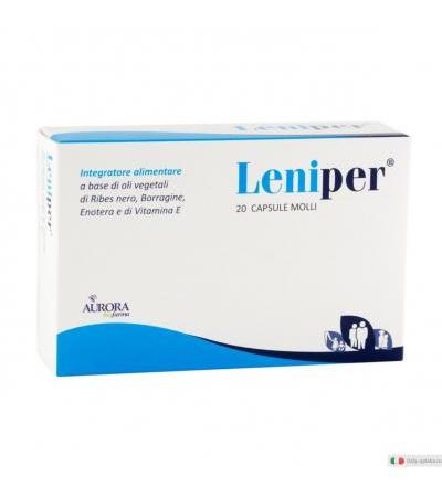Leniper integratore stress ossidativo 20 capsule molli