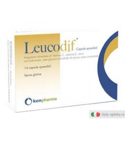 Leucodif utile alla normale funzione del sistema immunitario 14 capsule spremibili