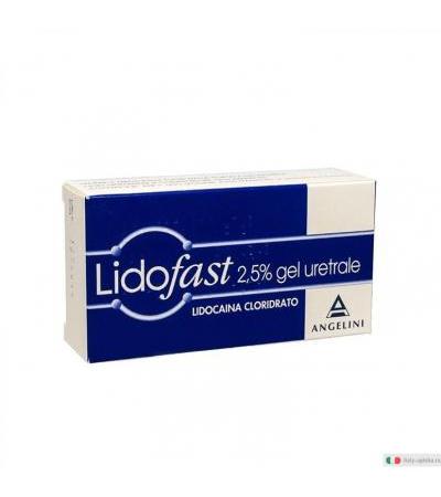 Lidofast Gel Uretrale 2,5% anestetico e lubrificante 15g