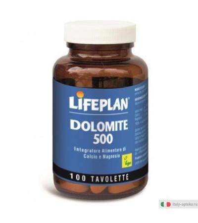 Lifeplan Dolomite 500 benessere di ossa e denti 100 tavolette