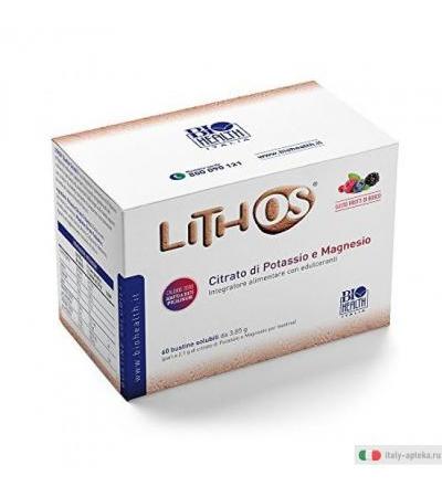 LithOS integratore alimentare di citrato di potassio e magnesio 60 bustine