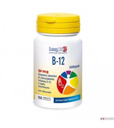 Longlife B12 sublinguale vitamina B12 100 tavolette