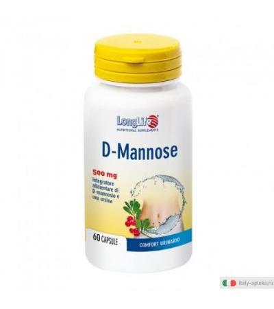 Longlife D-Mannose drenante e vie urinarie 60 capsule