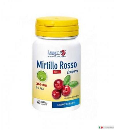 Longlife Mirtillo Rosso Forte vie urinarie 60 capsule
