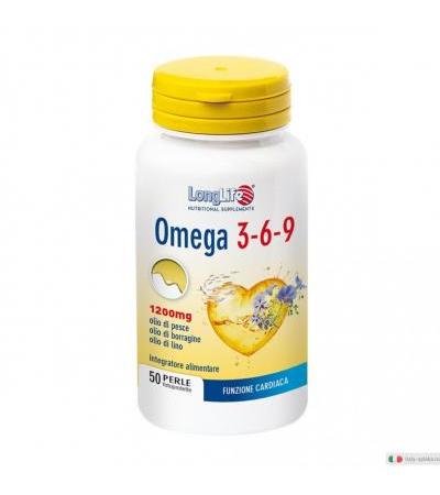 Longlife Omega 3-6-9 benessere cardiaco 50 perle