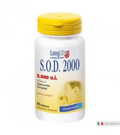 Longlife SOD 2000 integratore alimentare 60 compresse