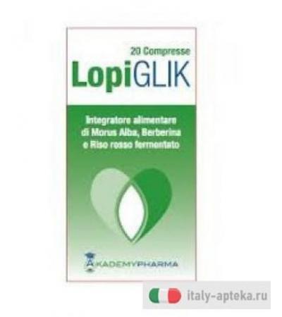 LopiGlik controllo del colesterolo 20 compresse