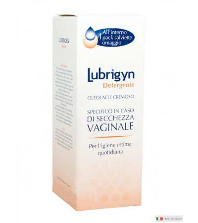 Lubrigyn detergente 200ml+ lubrigyn salviette 15 pezzi IN OMAGGIO