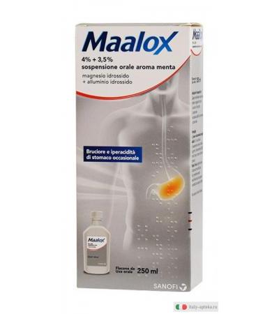 Maalox 4%+3,5% Bruciore di Stomaco 250ml