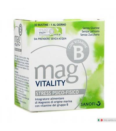 Mag Vitality con vitamina B 30 buste orosolubili