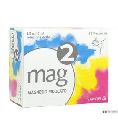Mag2 Magnesio per soluzione orale 20 flaconcini da 10ml