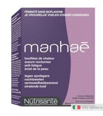 Manhae integratore per menopausa senza ormoni, senza soia 90 capsule