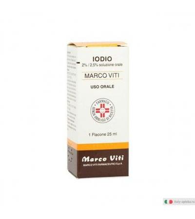 Marco Viti Iodio 2/2,5% soluzione orale 25ml