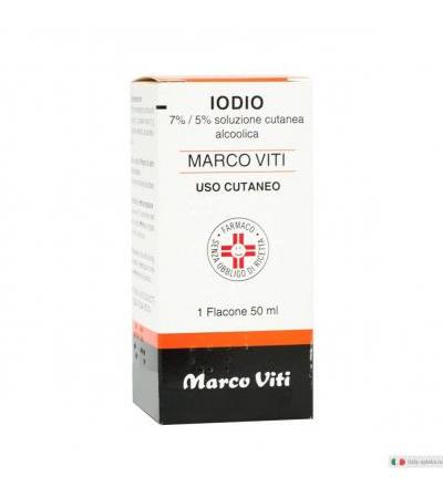 Marco Viti Iodio 7%/5% Soluzione cutane alcoolica uso cutaneo 50ml
