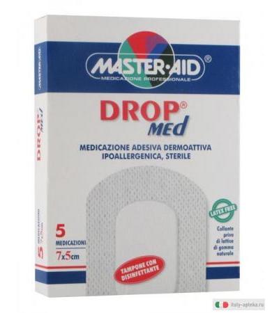 Master-Aid Drop Med cerotto medicazione adesiva 7 x 5 cm 5 pz