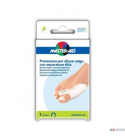 Master-Aid Foot Care Protezione Alluce Valgo con Separatore Dita 1 pezzo