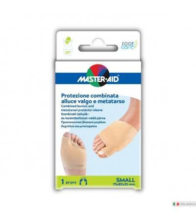 Master-Aid Foot Care Protezione Combinata Alluce Valgo e Metatarso 2 pezzi Small