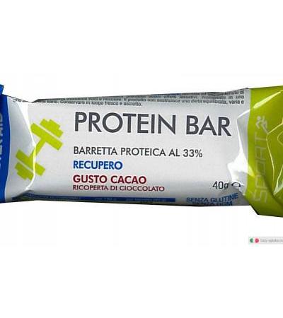 Master Aid Sport Protein Bar Barretta proteica Recupero gusto cacao ricoperta di cioccolato 40g