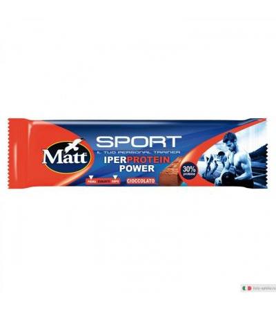 Matt Energy Sprint barretta proteica utile per la massa muscolare gusto Cioccolato 35g