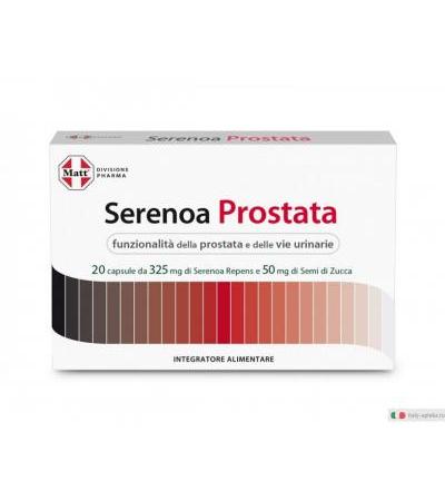 Matt Serenoa Prostata integratore alimentare utile per le vie urinarie e per la prostata 20 capsule